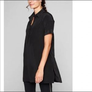 ATHLETA Silk Popover Tunic Dress